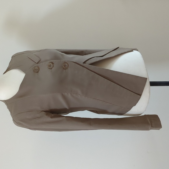 Ixos Taupe Stretchy Fitted Blazer - Picture 5 of 16